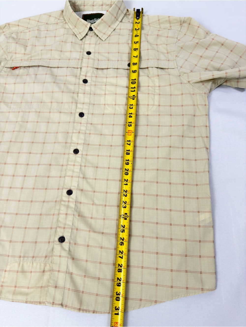 Howler Bros Plaid Short Sleeve Fishing Shirt XL Vented Outdoor Hiking - Picture 6 of 11